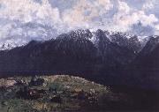 Gustave Courbet, Panoramic View of the Alps
